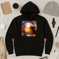 Jesus is the Galaxy Christian Painting Hoodie thumb 3