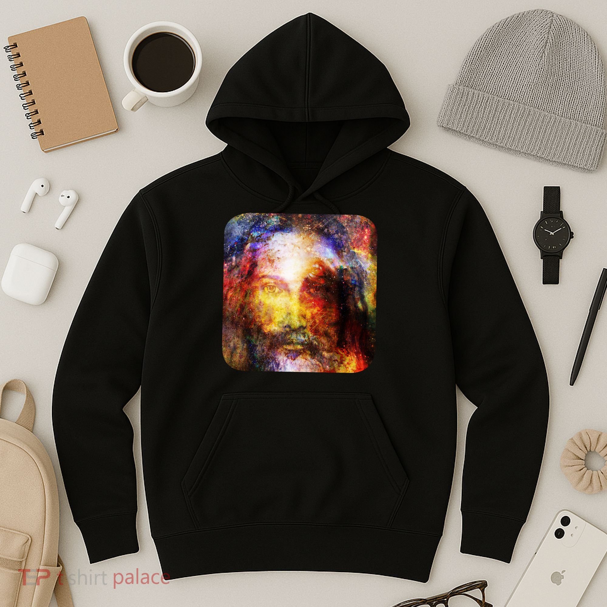 Jesus is the Galaxy Christian Painting Hoodie