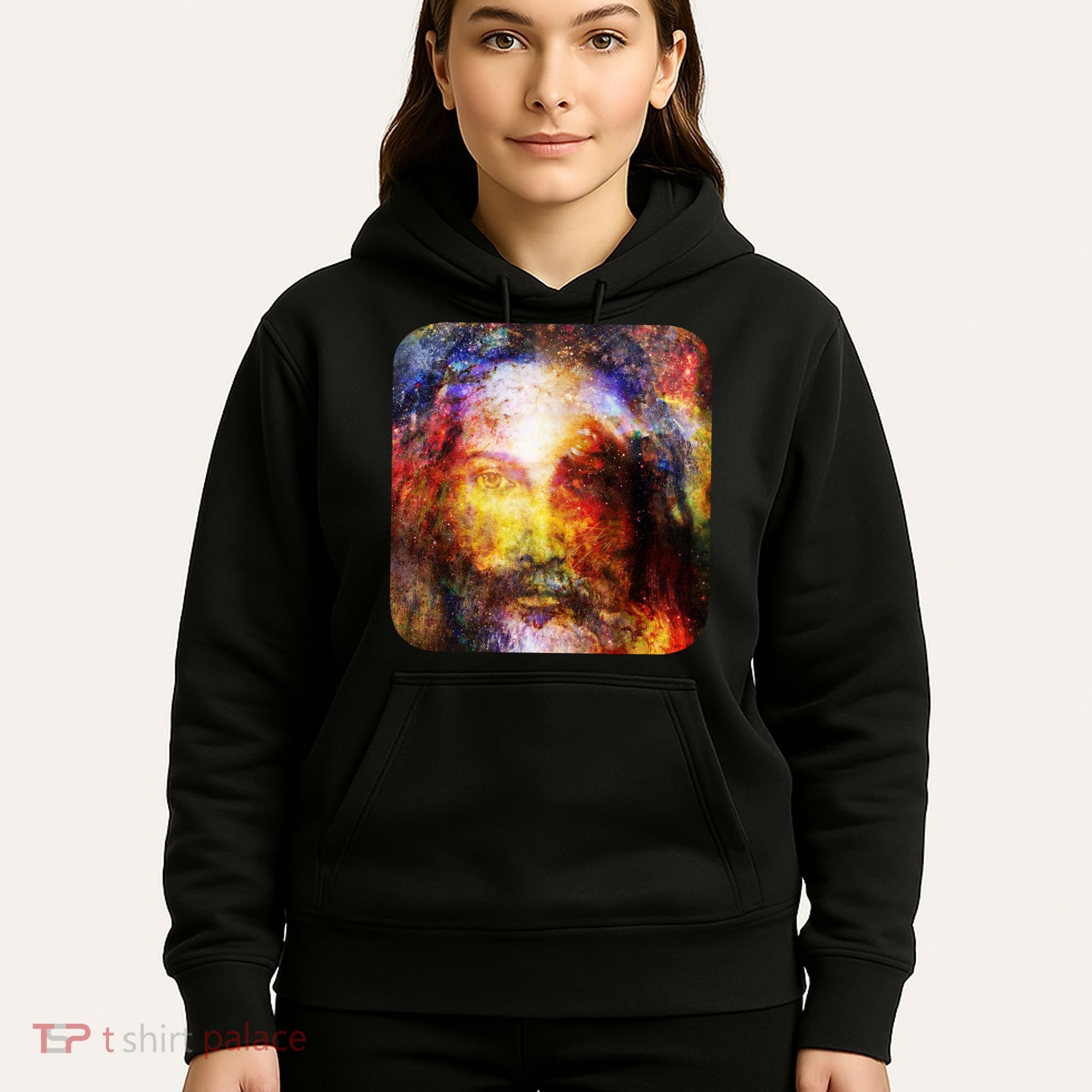 Jesus is the Galaxy Christian Painting Hoodie