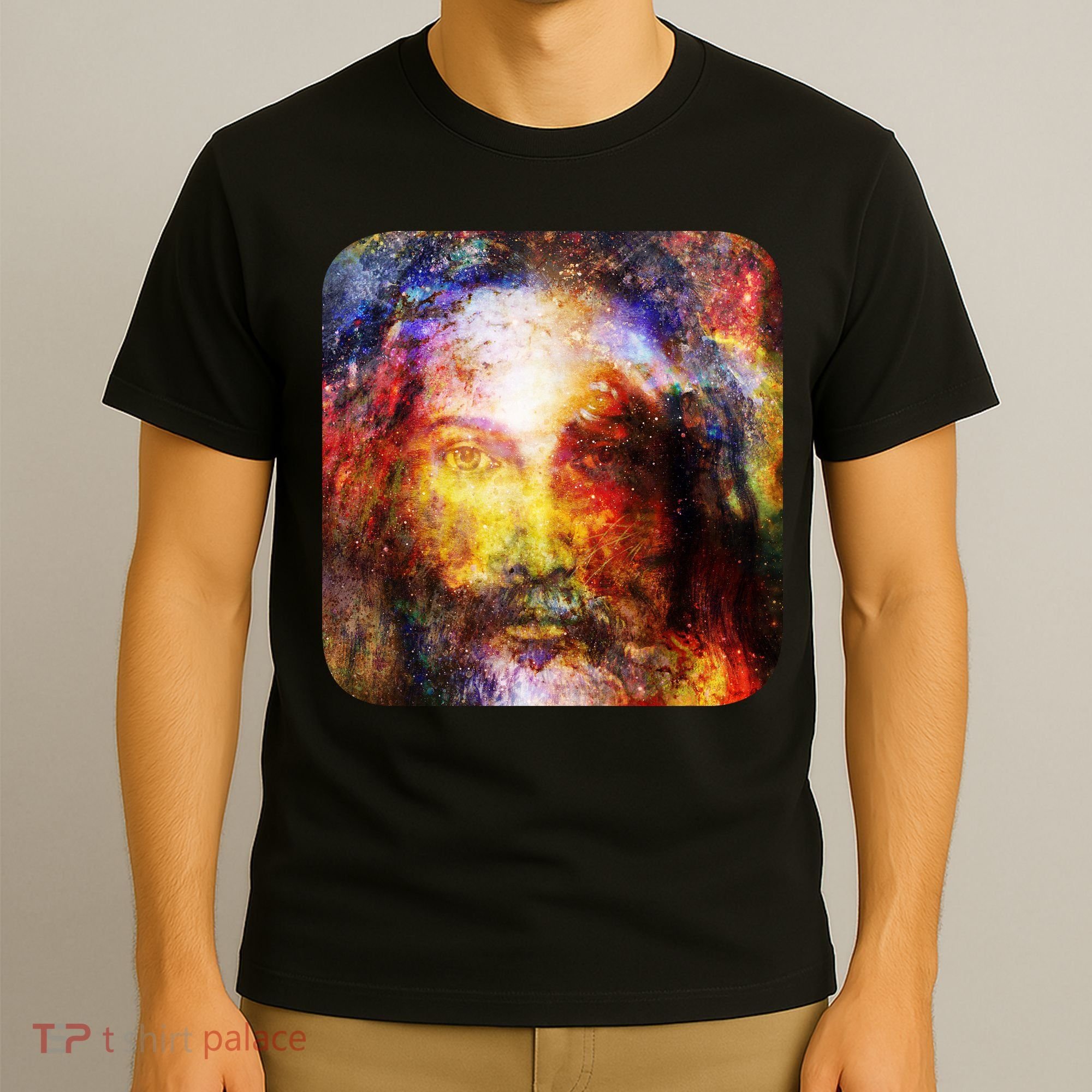 Jesus is the Galaxy Christian Painting T-Shirt