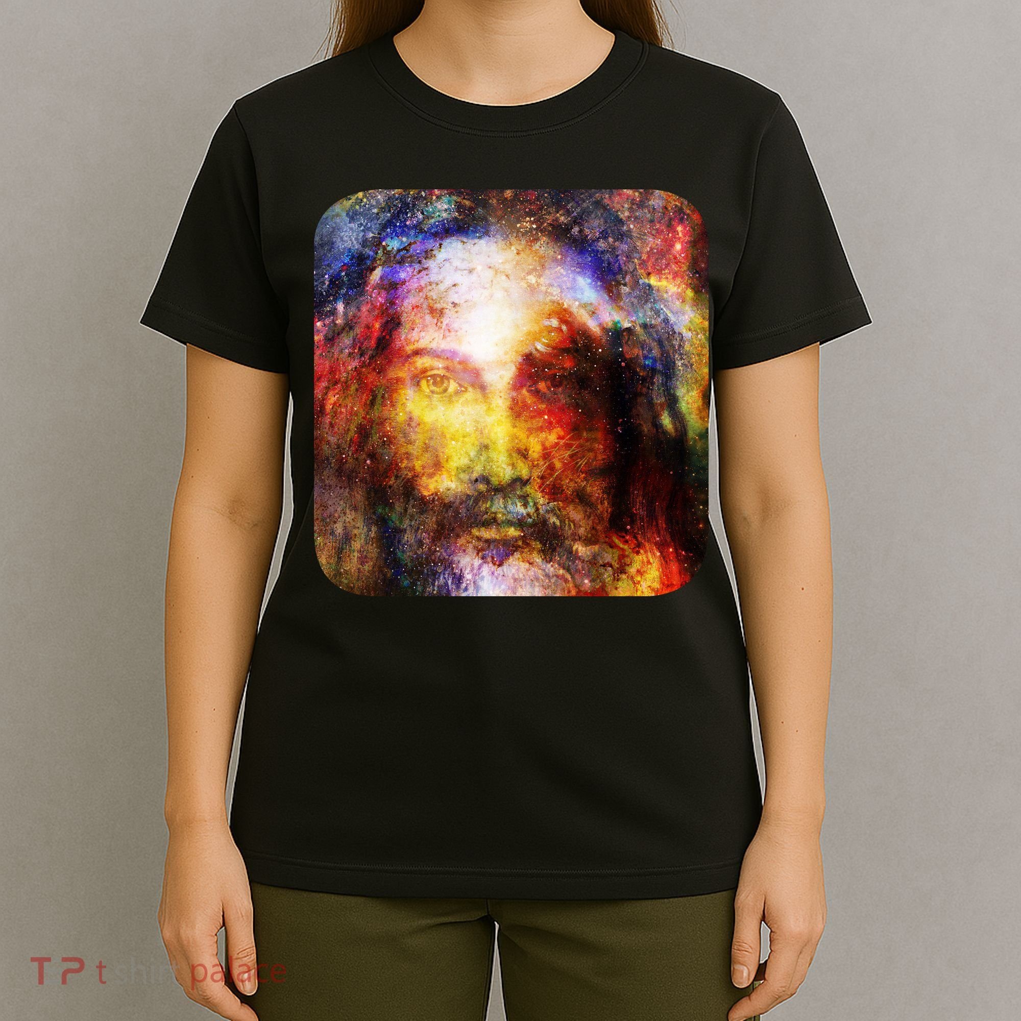 Jesus is the Galaxy Christian Painting T-Shirt