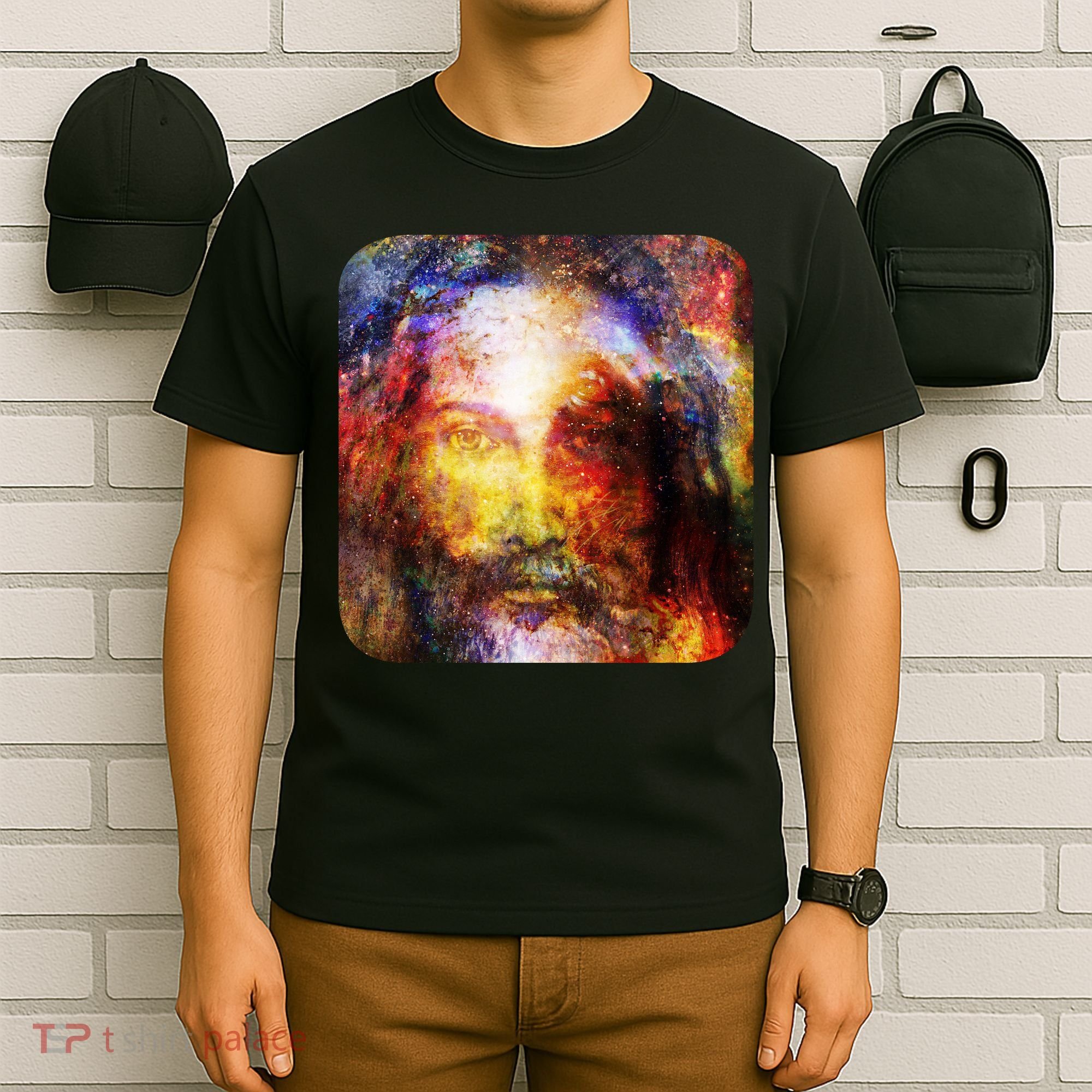 Jesus is the Galaxy Christian Painting T-Shirt