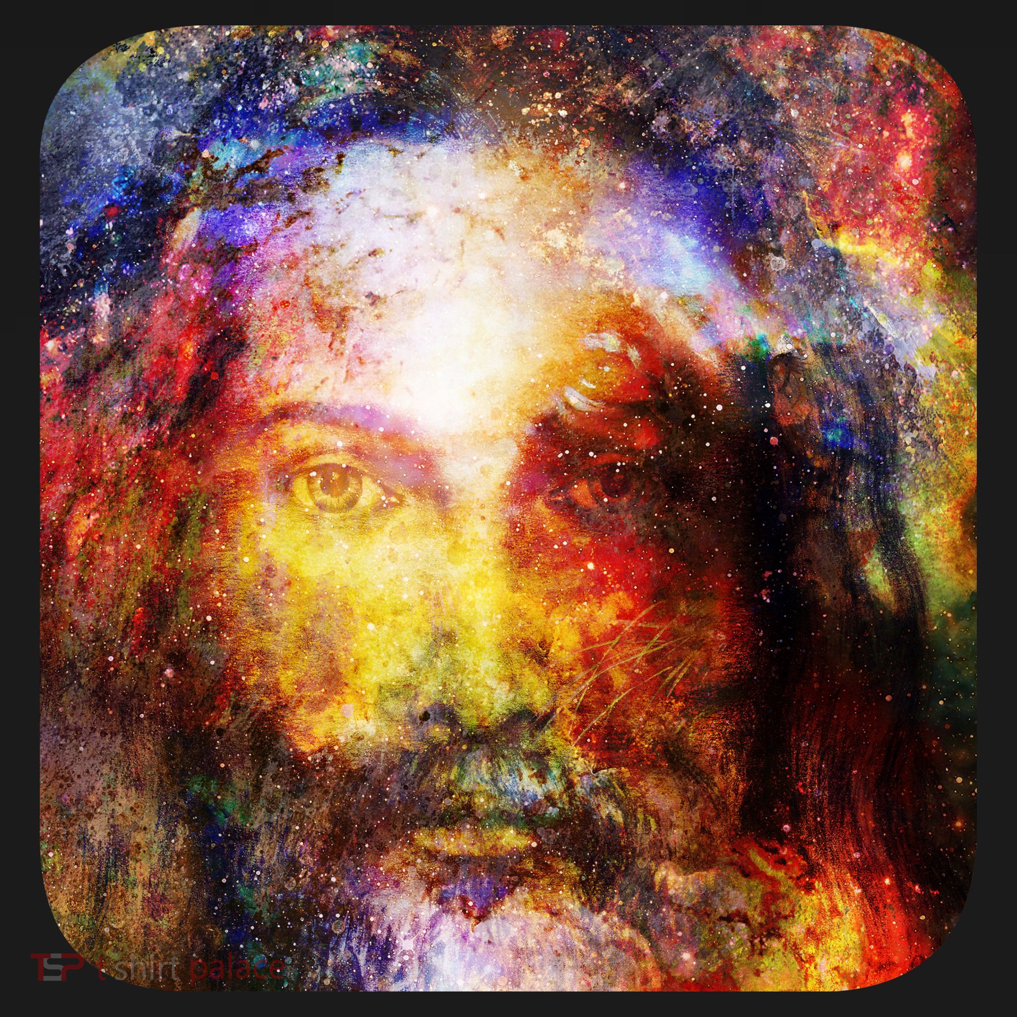 Jesus is the Galaxy Christian Painting T-Shirt