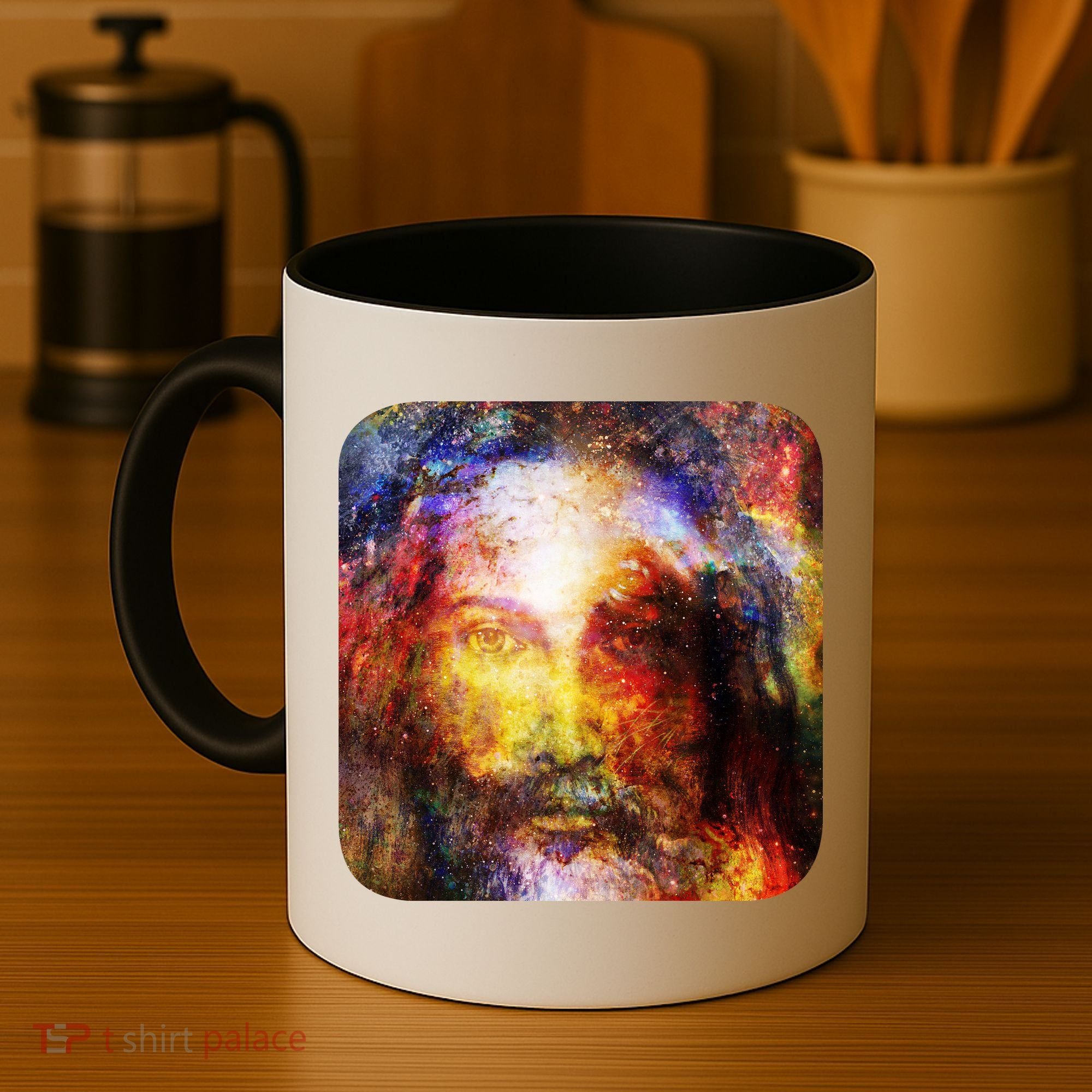 Jesus is the Galaxy Christian Painting Coffee Mug