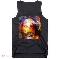 Jesus is the Galaxy Christian Painting Tank Top thumb 0