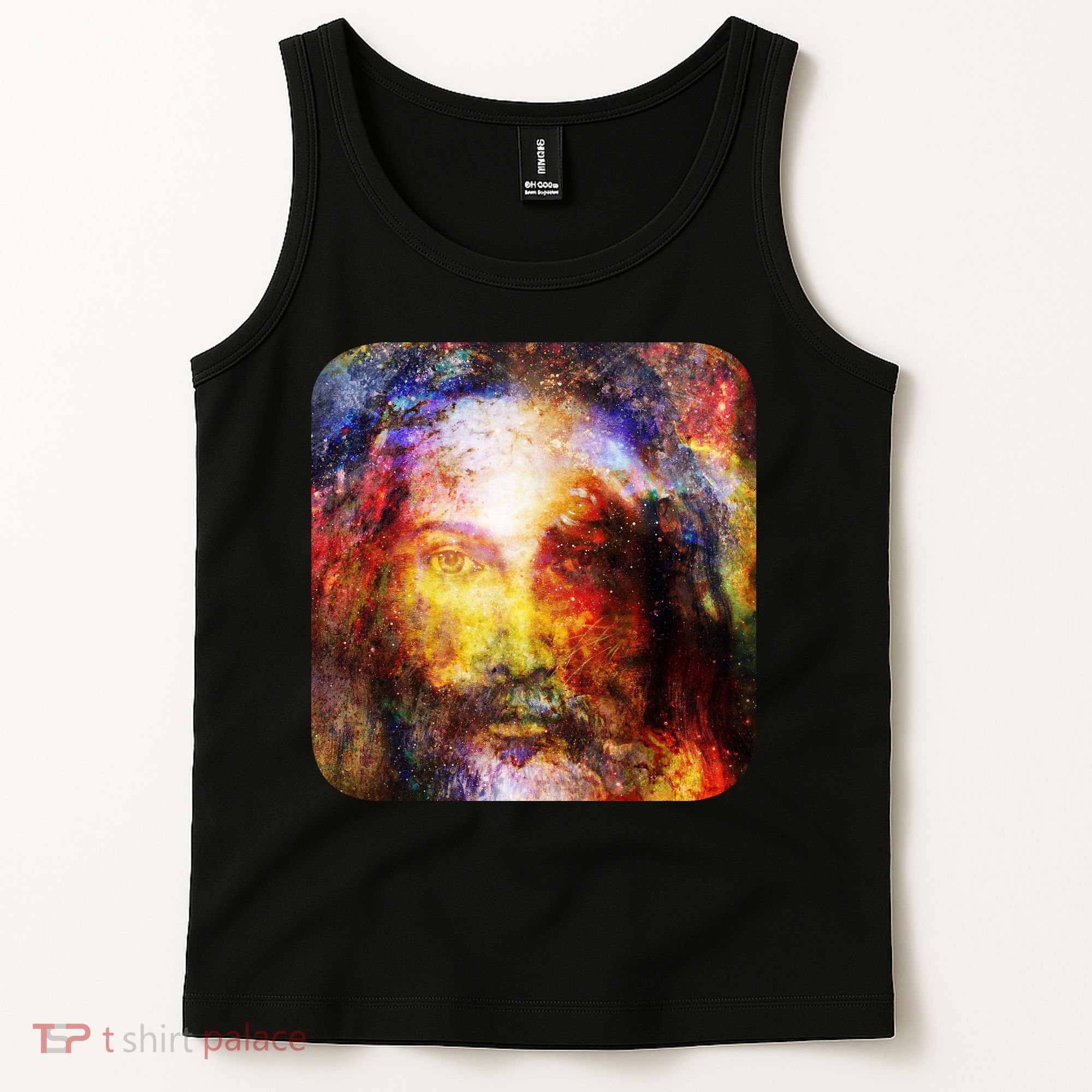 Jesus is the Galaxy Christian Painting Tank Top