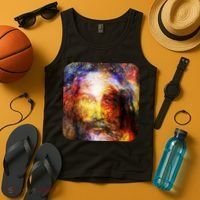 Jesus is the Galaxy Christian Painting Tank Top thumb 4