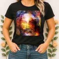 Jesus is the Galaxy Christian Painting Women's T-Shirt thumb 2