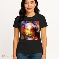 Jesus is the Galaxy Christian Painting Women's T-Shirt thumb 4