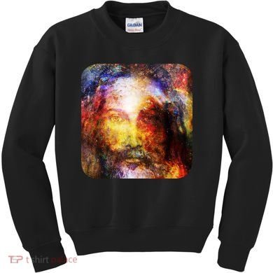 Jesus is the Galaxy Christian Painting Kids Sweatshirt