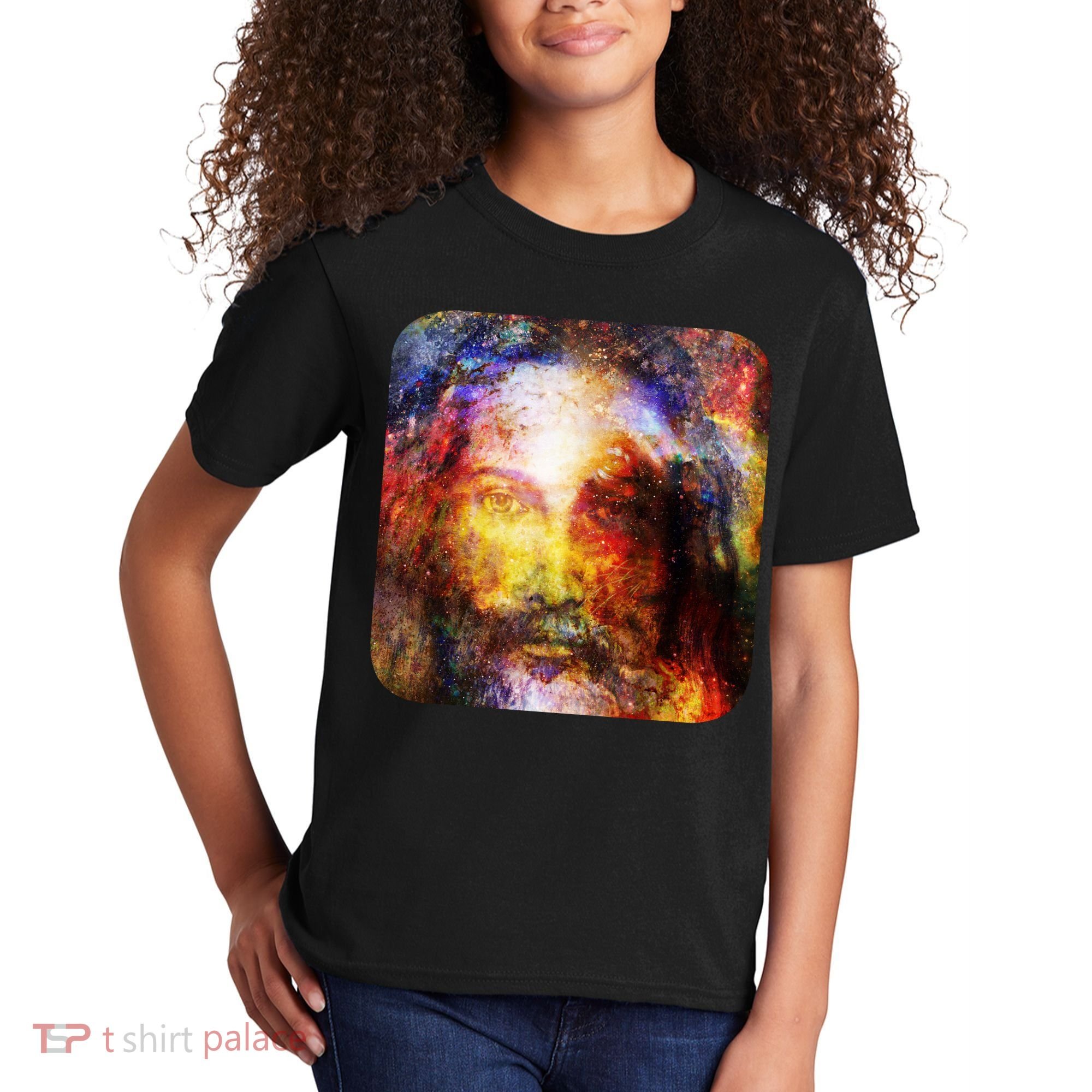 Jesus is the Galaxy Christian Painting Kids T-Shirt