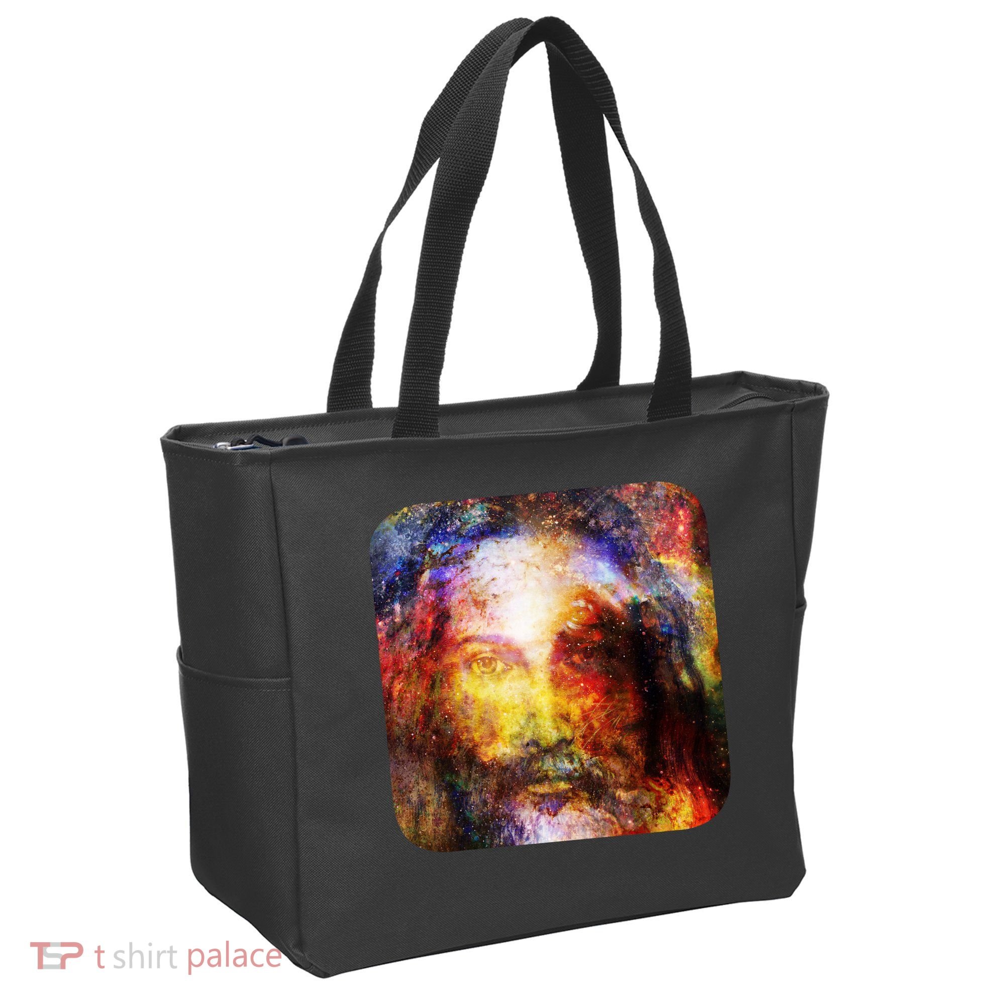 Jesus is the Galaxy Christian Painting Tote Bag
