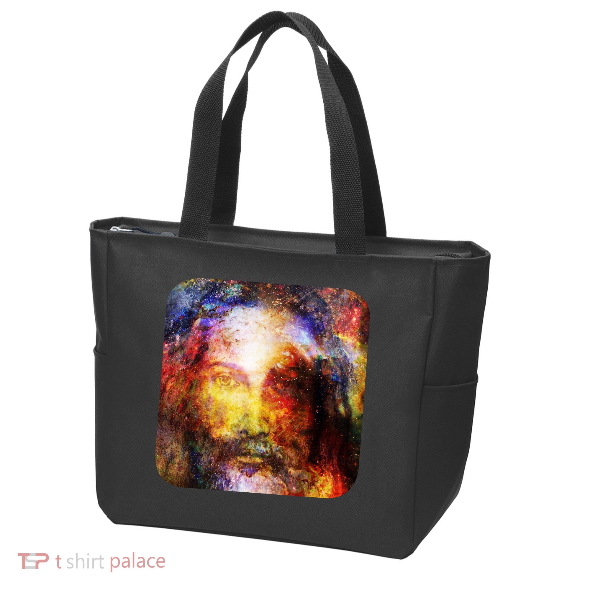 Jesus is the Galaxy Christian Painting Tote Bag