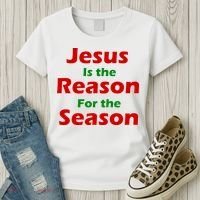 Jesus Is the Reason for Season Women's T-Shirt thumb 3