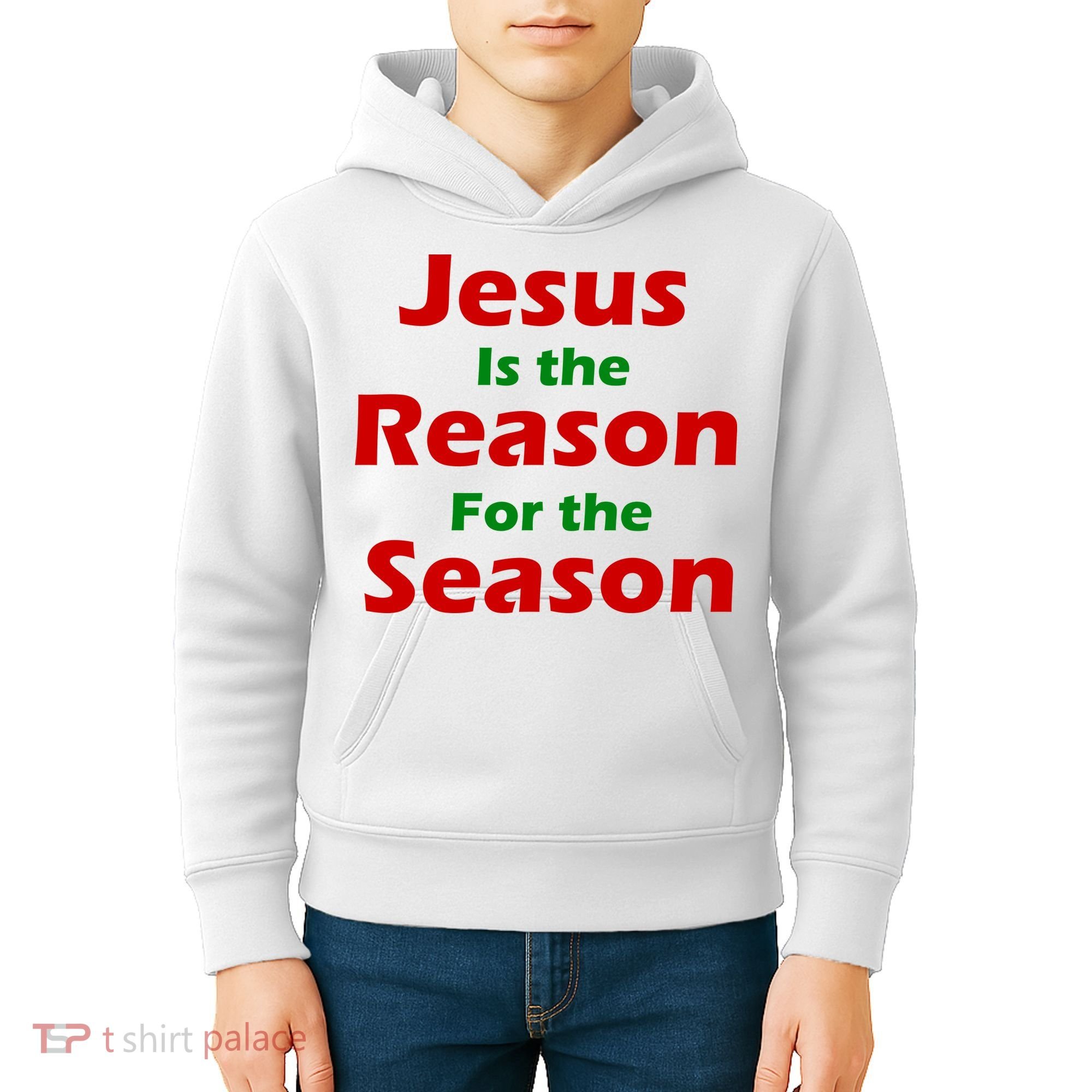 Jesus Is the Reason for Season Kids Hoodie