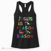 Jesus Is The Reason For The Season Christmas Women's Tank Top thumb 0