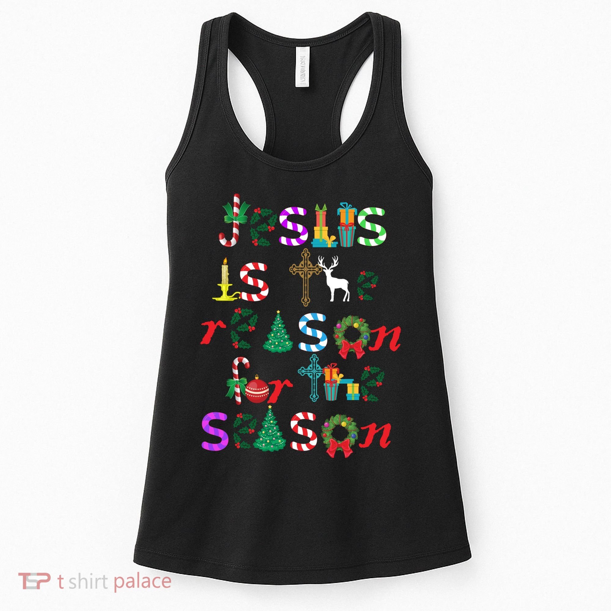 Jesus Is The Reason For The Season Christmas Women's Tank Top