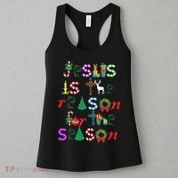Jesus Is The Reason For The Season Christmas Women's Tank Top thumb 3