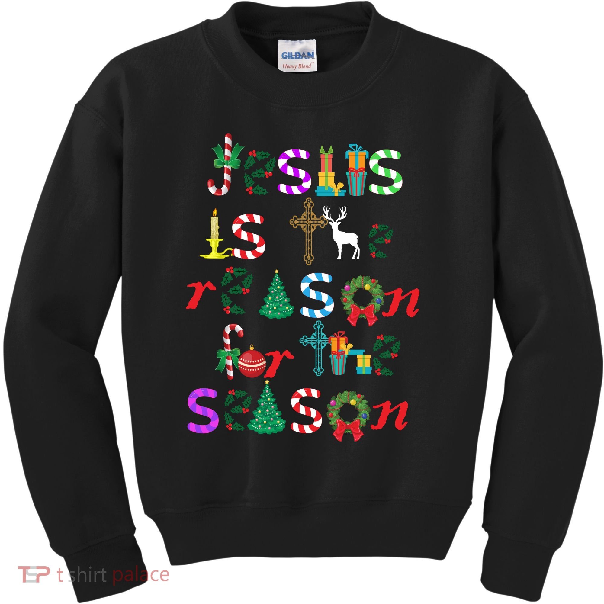 Jesus Is The Reason For The Season Christmas Kids Sweatshirt