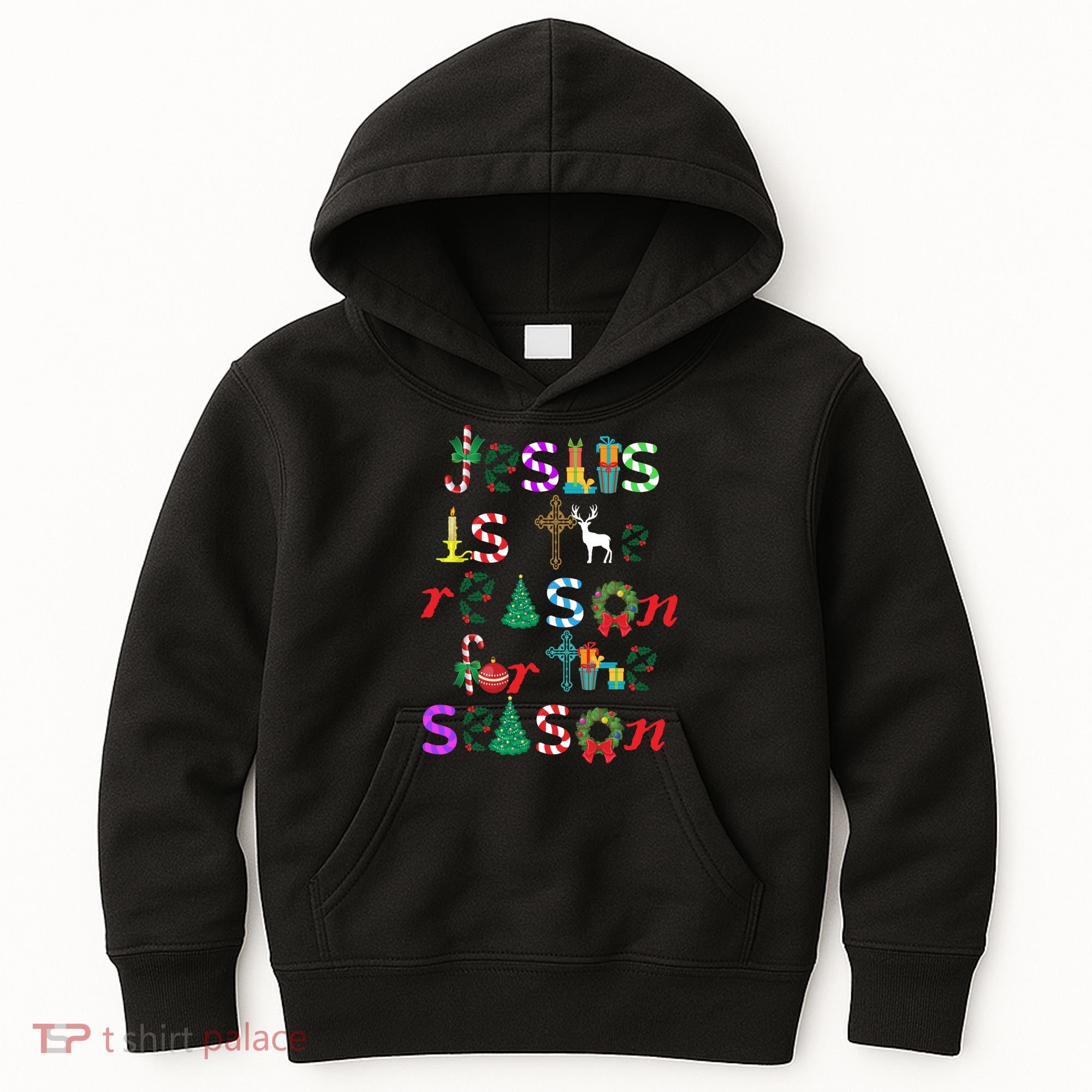 Jesus Is The Reason For The Season Christmas Kids Hoodie