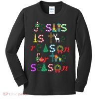 Jesus Is The Reason For The Season Christmas Kids Long Sleeve Shirt thumb 0