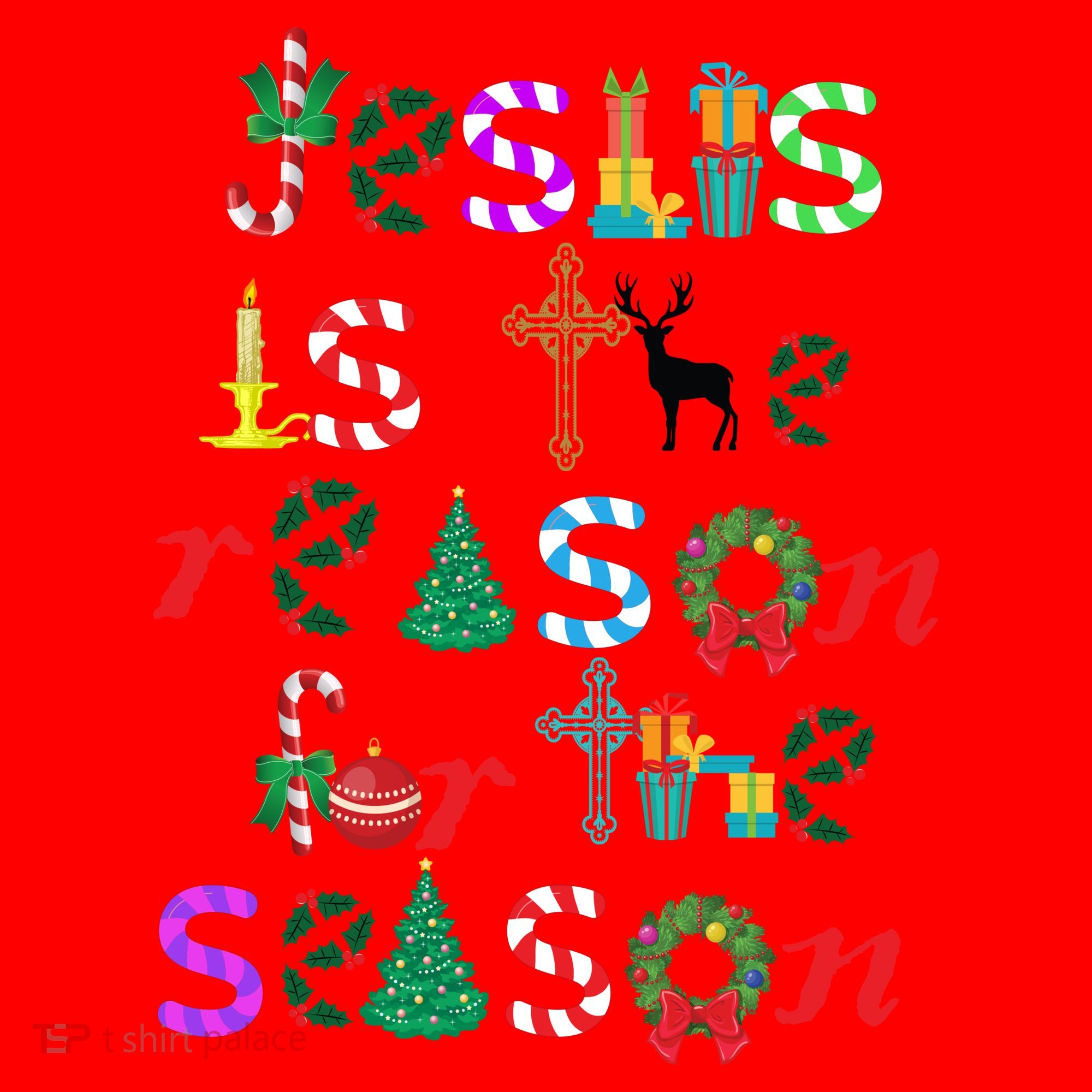 Jesus Is The Reason For The Season Christmas Santa Hat