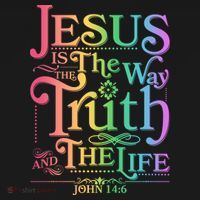 Jesus is the way the Truth and the Life John 14:6 Button thumb 1