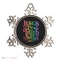 Jesus is the way the Truth and the Life John 14:6 Ornament thumb 0