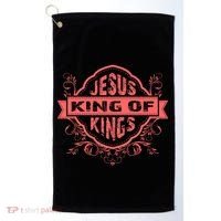 Jesus King of Kings Golf Towel thumb 0