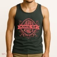 Jesus King of Kings Tank Top thumb 3