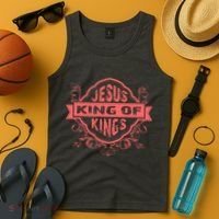 Jesus King of Kings Tank Top thumb 4