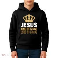 Jesus Lord Of Lords King Of Kings Kids Hoodie thumb 4