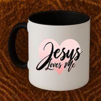 Jesus Love Me Coffee Mug thumb 2