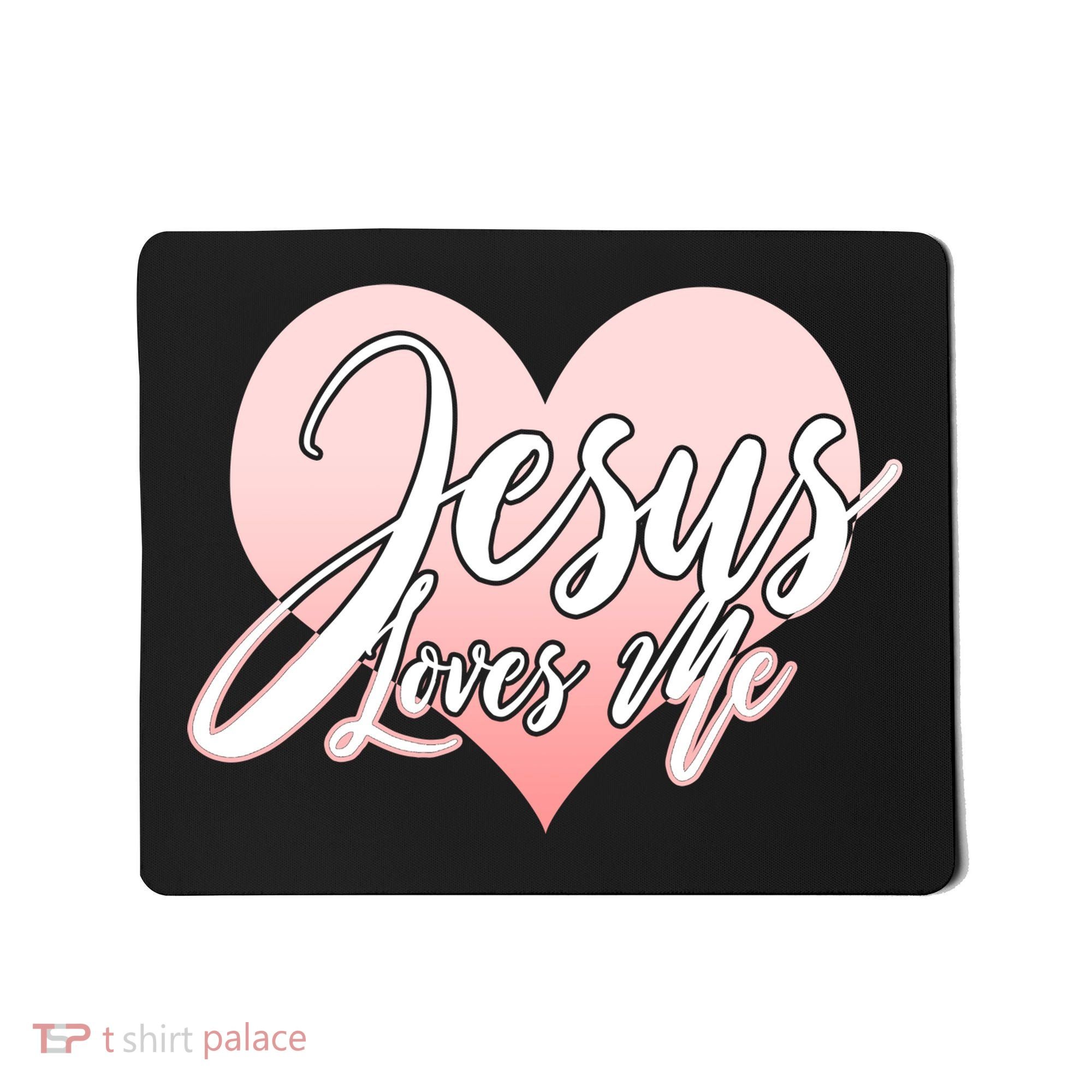Jesus Love Me Mousepad