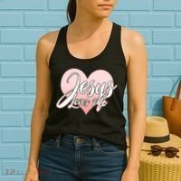 Jesus Love Me Women's Tank Top thumb 2