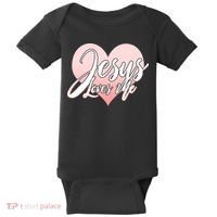 Jesus Love Me Baby Bodysuit thumb 0