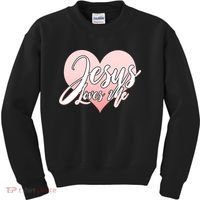 Jesus Love Me Kids Sweatshirt thumb 0