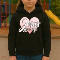 Jesus Love Me Kids Hoodie thumb 3