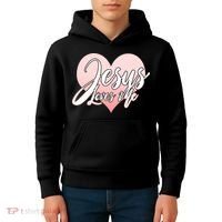 Jesus Love Me Kids Hoodie thumb 4