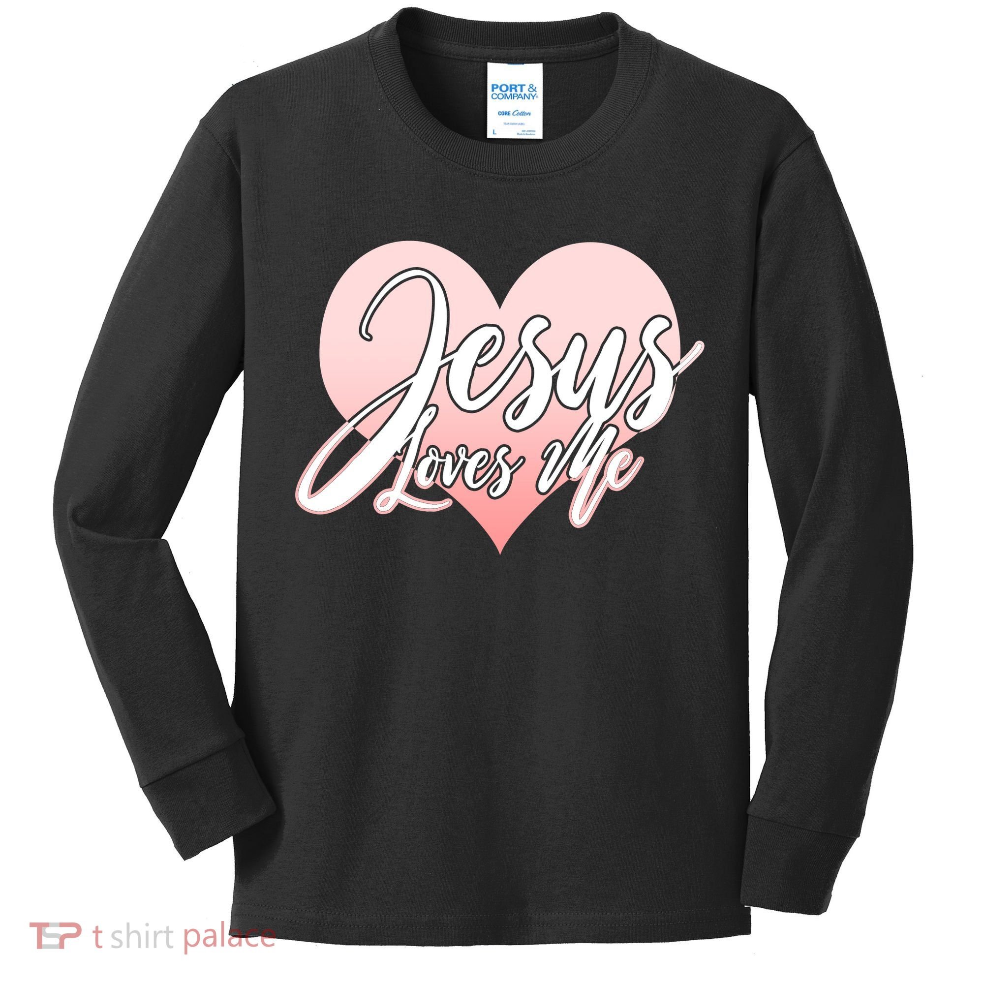 Jesus Love Me Kids Long Sleeve Shirt