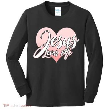 Jesus Love Me Kids Long Sleeve Shirt