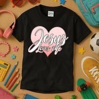 Jesus Love Me Kids T-Shirt thumb 3