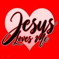 Jesus Love Me Santa Hat thumb 1
