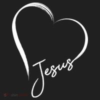 Jesus Love Simple Faith Heart Women's Sweatshirt thumb 2