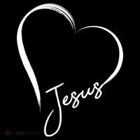 Jesus Love Simple Faith Heart Women's Hoodie thumb 2