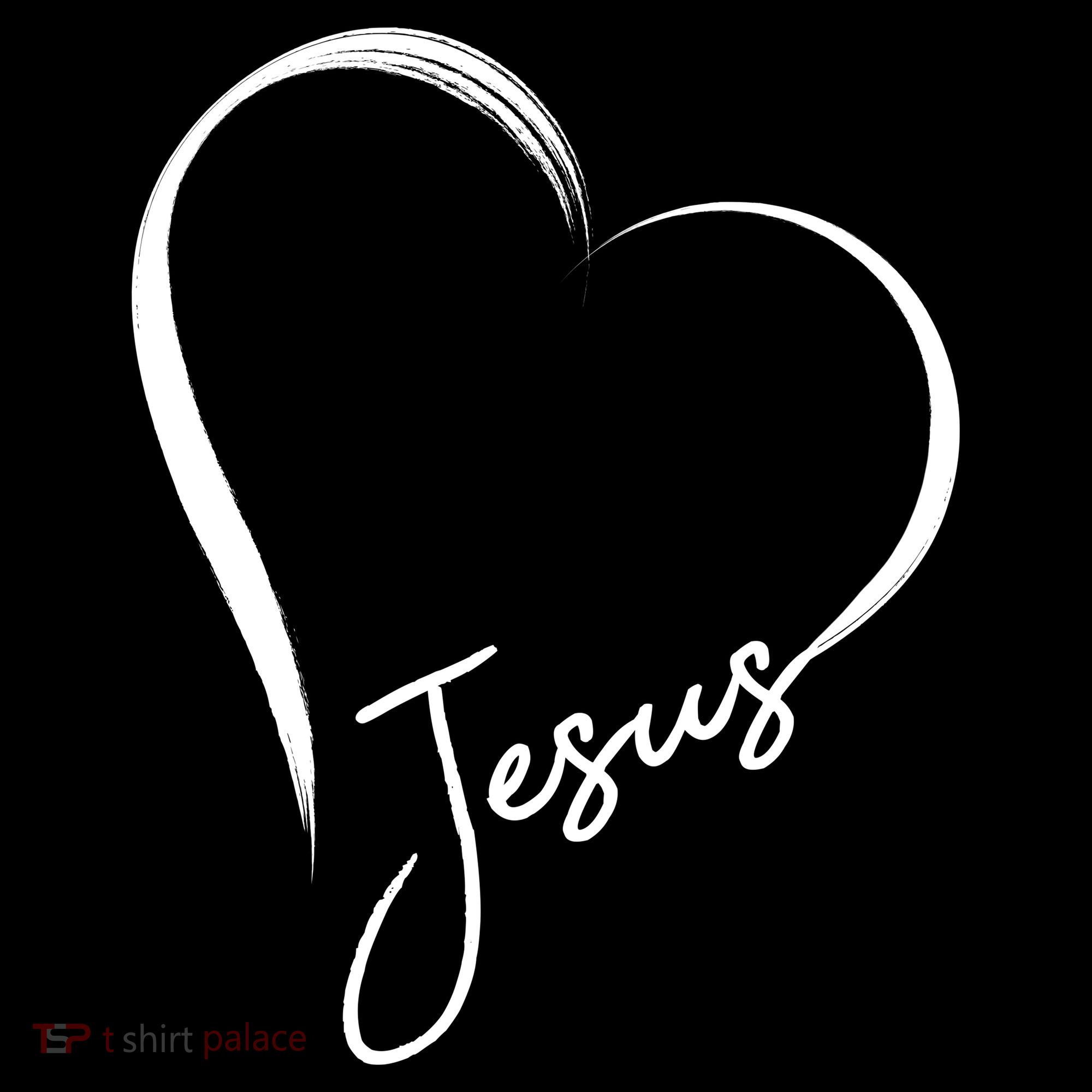 Jesus Love Simple Faith Heart Women's Hoodie