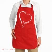 Jesus Love Simple Faith Heart Apron thumb 2