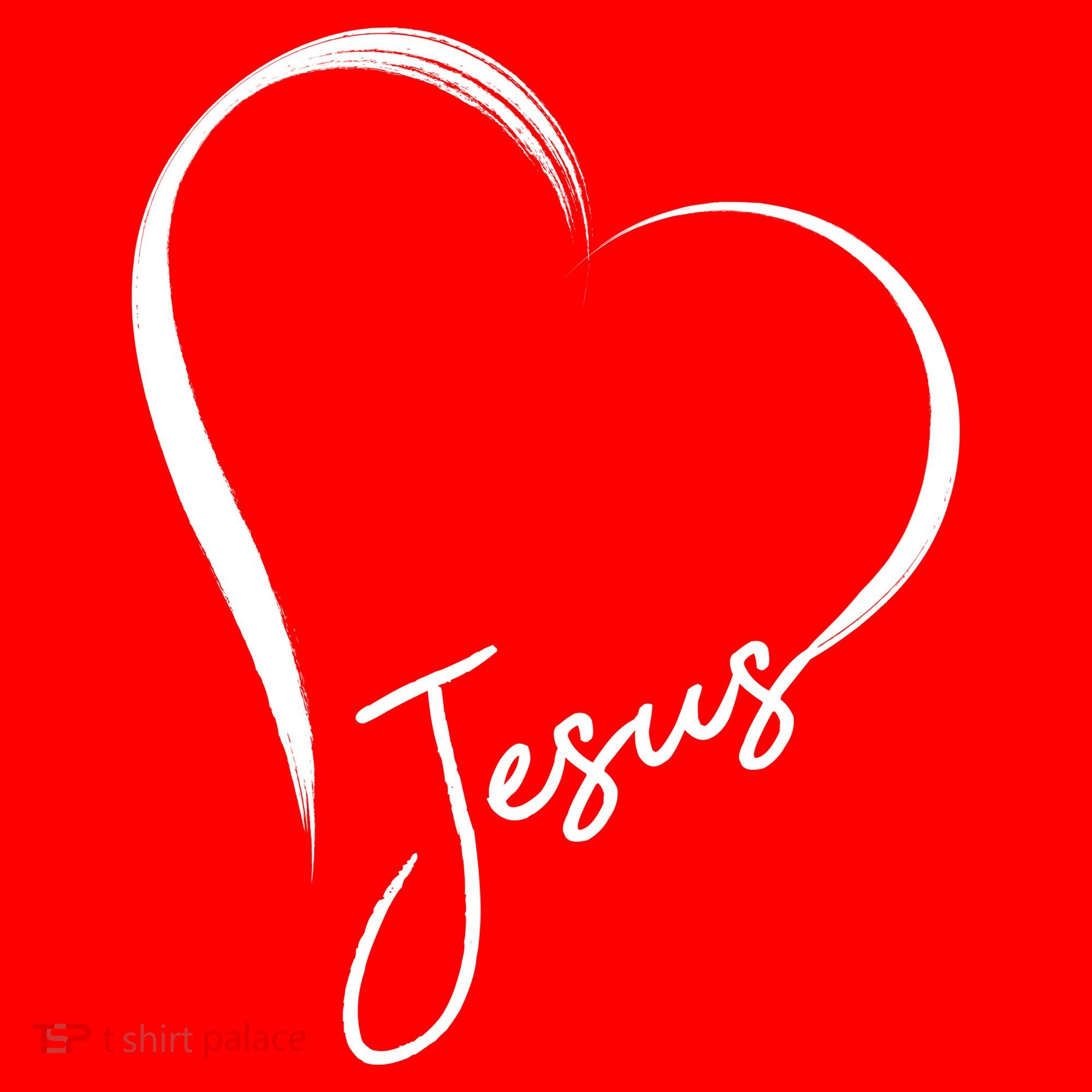 Jesus Love Simple Faith Heart Women's Tank Top