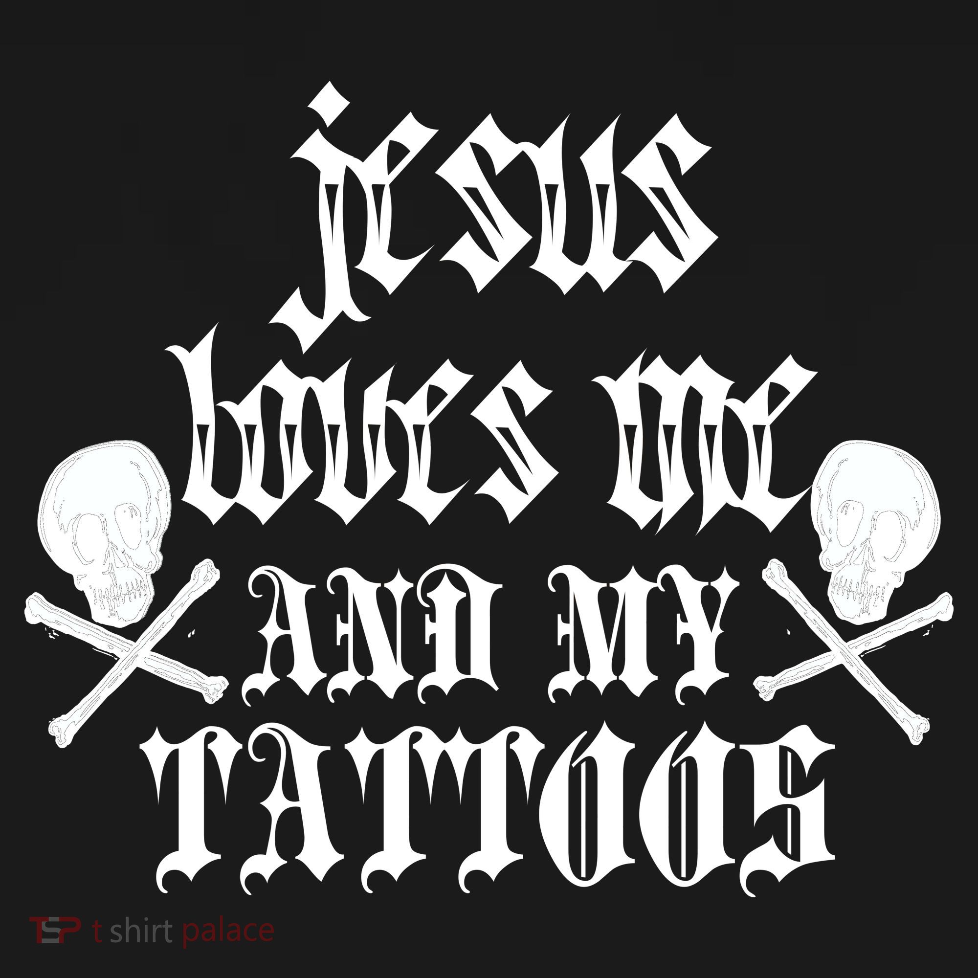Jesus Loves Me and My Tattoos Women's Hoodie