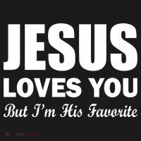Jesus Loves You But I'm His Favorite Women's Hoodie thumb 2